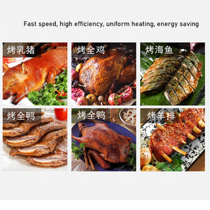 QDMECH Prix bon marché four électrique haute puissance commercial à trois couches neuf plateaux grand four électrique à grande vitesse à vendre - Product Image 6