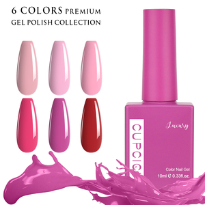 BIN san valentino Sweet Bloom Collection personalizzato 6 pezzi 15 ML Gel smalto Set stesso colore bottiglia Kit di smalto per unghie Gel UV - Product Image 2