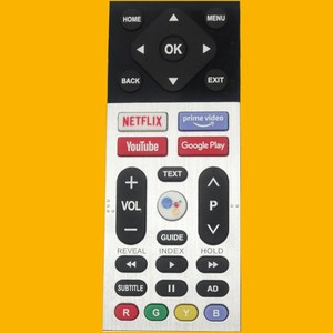 Télécommande Skyworth pour téléviseur, version infrarouge vocale avec Netflix, YouTube, Google Play pour téléviseur - Product Image 2