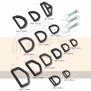 WL Hochwertige D-Ring-Schnalle für Taschen gürtel/kunden spezifischer Kunststoff-D-Ring