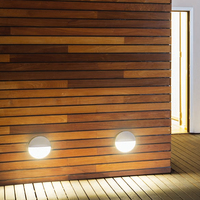 Lumière d'escalier de jardin extérieure en aluminium à LED, best-seller, SMD intégré, 3,5 watts, indice de protection IP54