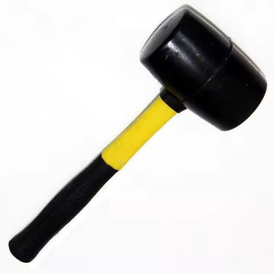 Bán Hot Chất Lượng Cao Tự Làm Cấp Dụng Cụ Cầm Tay Cao Su Màu Đen Mallet Sàn Búa Tay Cầm Bằng Gỗ An Toàn Búa Cho Thợ Máy OEM - Product Image 1
