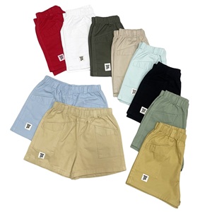Servicio de OEM Cargo Shorts Casual Sólido Regular 95% algodón 5% Spandex Ecológico Khakis Vietnam Ropa de mujer corta - Product Image 1