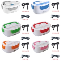 AOHEA Compartiments d'usine Nouveau Boîte à lunch électrique sans bpa pour aliments pour enfants 2 chauffages 3 en 1 Boîtes chauffantes ultra rapides pour adultes