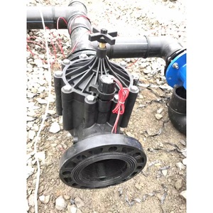 Válvula solenoide de riego Zanchen de 1 pulgada con revestimiento de caucho HDPE, control remoto del flujo de agua para uso agrícola - Product Image 2