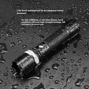 Les fabricants fournissent une lampe de poche zoom rechargeable en alliage d'aluminium pour la maison, le camping et l'équitation. - Product Image 4