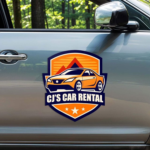 Wholesale Vehicle Magnetic Stickers for Car Custom Funny Novelty Signs Body Stickers Waterproof PVC Stickers Custom Car Magnets