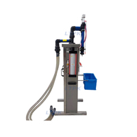 Machine de remplissage de liquides corrosifs à double tête à piston LT-NFSY2 pour nettoyant WC Harpic en bouteille
