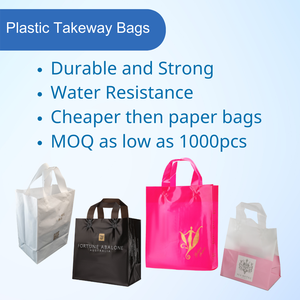 Gracias reciclable Malasia Impreso Flat Retail Handlewith Gift Loophole Ldpe Durable Shop Shopping Bag Plástico Logotipo personalizado - Product Image 2