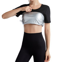 Costume <span class=keywords><strong>de</strong></span> Sauna chaud perte <span class=keywords><strong>de</strong></span> poids en plein air Portable Body Shaper minceur formation chemise femmes - Product Image 3