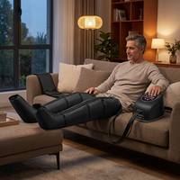 Masseur de jambes à ondes d'air CAREVO OEM/ODM, système de compression pneumatique pour tout le corps, appareil de thérapie par pression séquentielle avec minuterie
