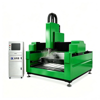 Máquina CNC Router Rotativa 3D de 4 Ejes con Control DSP y Software NC Studio para la Fabricación de Esculturas y Columnas de Piedra y Granito