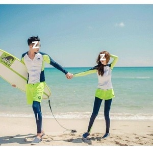 Ensemble de combinaisons de plongée pour couple, manches longues, pantalon long, 0,5 mm-2,0 mm, spandex, surf, plongée avec tuba, protection solaire, adulte, unisexe - Product Image 2
