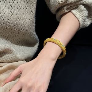 Pulsera de Resina Estilo Palacio de la Reina <span class=keywords><strong>con</strong></span> Diseño de Filigrana Esmaltada, Grabado Personalizable, Caja de Regalo de Lujo - Product Image 2