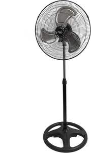 New Arrival <b>18</b> <b>Inch</b> Standing <b>Fan</b> with 65W Power Modern Design 6 Blades AC Electric Solid Base Plastic Grill Big Powerful Cooling - Product Image 3