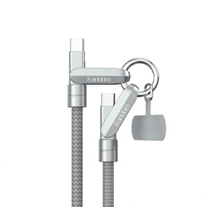 Earldom <b>USB</b>-<b>C</b> 60W Retractable Lanyard Cable, PD Fast Charging with Pure Copper Wire for IOS Devices & Camera - Product Image 1