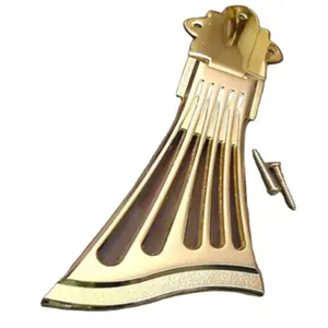 Nice quality gold plating fan style tailpiece for archtop