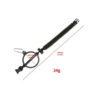 حامل زجاجات واسع الفوهة بحزام يدوي وحبل ملون - Product Image 3