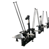 Máquina de remo con carga de placas para gimnasio, máquina de remo extrema para pecho, espalda, brazos y hombros