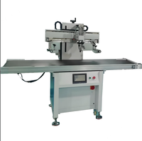 Machine d'impression sérigraphique automatique de haute précision avec ligne de montage, imprimante sérigraphique à plat pour sacs en plastique monocouleur