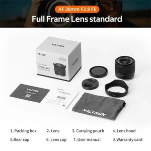 DF VILTROX AF 20มม. F2.8เลนส์มุมกว้างพิเศษฟูลเฟรมรูรับแสงขนาดใหญ่สำหรับ E-mount - Product Image 2