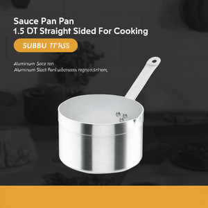 Pentola in alluminio da 1,5 litri con lati dritti per cucinare - Product Image 3