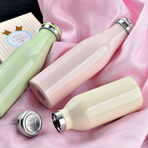 Zogift nouvelle bouteille de lait en acier inoxydable isolée sous vide à Double paroi 350/500ml bouteille d'eau pour enfants bouteille de lait de sport pour <span class=keywords><strong>bébé</strong></span> - Product Image 5