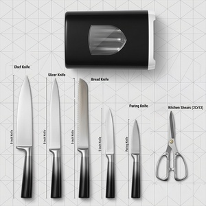 <b>Set</b> Coltelli Chef Professional High Grade Stainless Steel Cooking Chef <b>Knife</b> <b>Set</b> Luxury Kitchen <b>Knife</b> <b>Set</b> with Block - Product Image 2