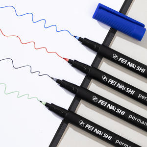 Vente <span class=keywords><strong>en</strong></span> <span class=keywords><strong>gros</strong></span> 318F marqueur permanent de couleur noir stylo marqueur à pointe fine - Product Image 3