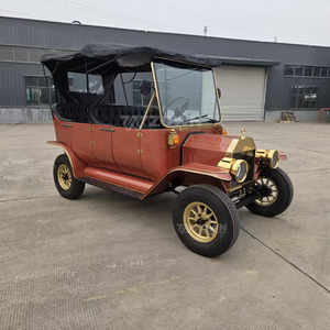 Voiture électrique classique européenne vintage, véhicule de tourisme rétro de luxe pour la réception VIP des hôtels - Product Image 4