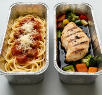Einweg-Aluminium-Schale in 1/3 Größe für Dampfgarer, zum Servieren, Backen und Kochen von Speisen