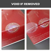 180 autocollants d'hologramme en verre PET et PVC 3D durables étiquettes de sceau d'origine de haute sécurité inviolables emballage d'origine garanti