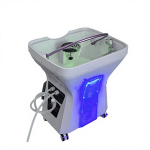 Bassin de lavage de cheveux portable Kisen Factory, écologique et durable, pour salle de bain et salon, avec écoulement d'eau Zen-flow - Product Image 1