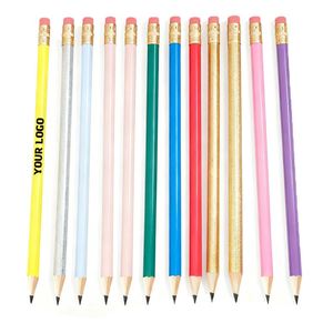 Lápices Hexagonales Amarillos Personalizados con Logotipo para Regalo Empresarial de Oficina - Product Image 1