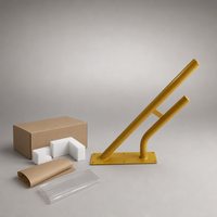 Barre d'appui murale inclinée en acier inoxydable et nylon ABS pour personnes à mobilité réduite, idéale pour salles de bain, toilettes, escaliers et hôpitaux