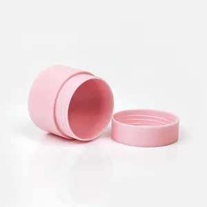 Pot de crème Pot cosmétique vide Conteneur de gommage pour les lèvres à vendre Plastique PP personnalisé 10g 15g 20g 30g Emballage cosmétique rond gratuit