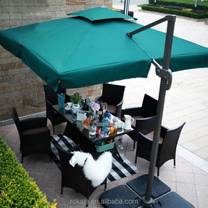 Sombrilla <span class=keywords><strong>Romana</strong></span> Grande con Logotipo Personalizado, Sombrilla de <span class=keywords><strong>Playa</strong></span> para Villa, Parasol para Exteriores, Sombrillas de Patio con Base de Mármol - Product Image 6