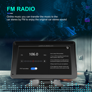 Podofo di động không dây Carplay Màn hình Airplay Android Auto Car đài phát thanh stereo BT 7 "Màn hình cảm ứng thông minh màn hình + Phía sau xem máy ảnh - Product Image 3