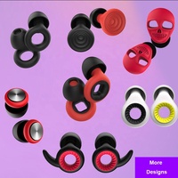 Bouchons d'oreille en boucle de silicone réutilisables lavables de haute qualité Protection auditive insonorisée antibruit pour un confort supérieur de sommeil