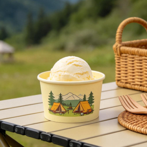 Emballage de gobelets à glace personnalisés, écologiques et de haute qualité pour les glaciers, les cafés et les restaurants - Product Image 3