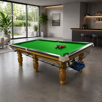 Table de billard Naipni à plateau en marbre et base en bois, prix usine, faible MOQ