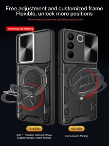 Étui de téléphone portable magnétique de protection d'objectif de caméra antichoc de luxe pour Vivo V27 5G V27e S16 Pro <span class=keywords><strong>S15</strong></span> V29e Y200 - Product Image 4