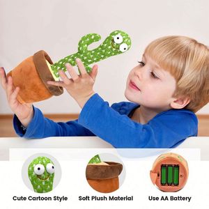 Nuevo Juguete de Peluche Cactus Bailarín con Luz LED, Repite <span class=keywords><strong>Canciones</strong></span> en Inglés, para Niños, Libro Suave - Product Image 5