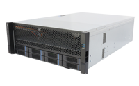 Châssis de serveur GPU G465-08B prenant en charge 4 cartes GPU double largeur avec planche arrière Mini-SAS 6 Gb/s pour l'inédition d'inférences IA