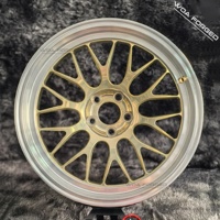 Jantes monobloc en alliage d'aluminium forgé sur mesure, finition or, 5x112/114.3/120, 17-20 pouces, ML-10 pour M3 Chevrolet