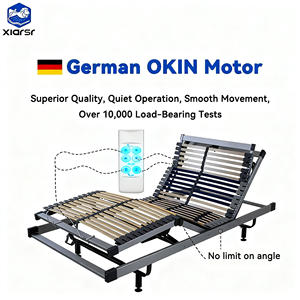 Новая Современная Электрическая умная кровать с дистанционным управлением подъемный немецкий мотор полностью автоматический Регулируемый Многофункциональный Железный отель школа - Product Image 5