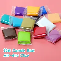 20G Clear Candy Bag Modellierung Super Light Diy Kreative Modellierung Ultraleichtes Tonset 24 Farben Kinder