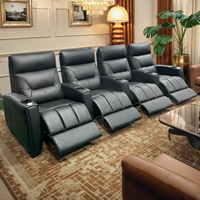 Meistverkauftes Relaxsofa-Set Möbel Elektrische Relaxsessel mit Getränkehalter USB-Ladeanschluss für Villa Keller Wohnzimmer