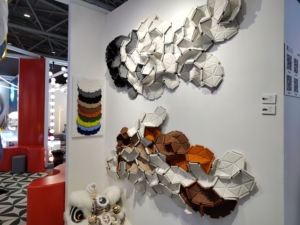 Venta al por mayor única 3D de medios mixtos tela decoración de la pared diseños de pintura accesorios para el hogar instalación de arte de la pared - Product Image 3