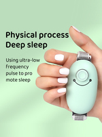 Appareil portable d'aide au sommeil par impulsions, masseur relaxant anti-stress à main avec 5 niveaux d'intensité réglables pour un sommeil amélioré